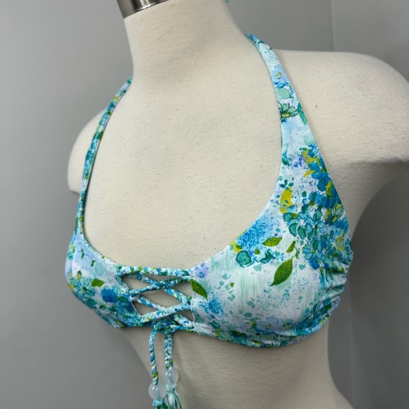VS Teal Floral Bikini Set - Picture 5 of 13
